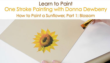How to Paint a Sunflower, Pt. 1: Blossom