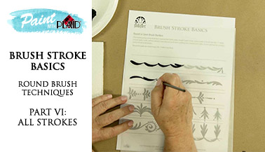 Brush Stroke Basics: Round Brush Techniques pt. 6, All Strokes